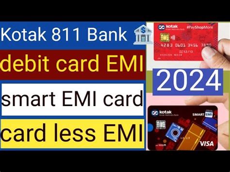 emis smart card|kotak cardless emi.